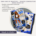 Be Your Own Kind of Beautiful – Composition Book Cover Wrap Bundle (Front & Back)