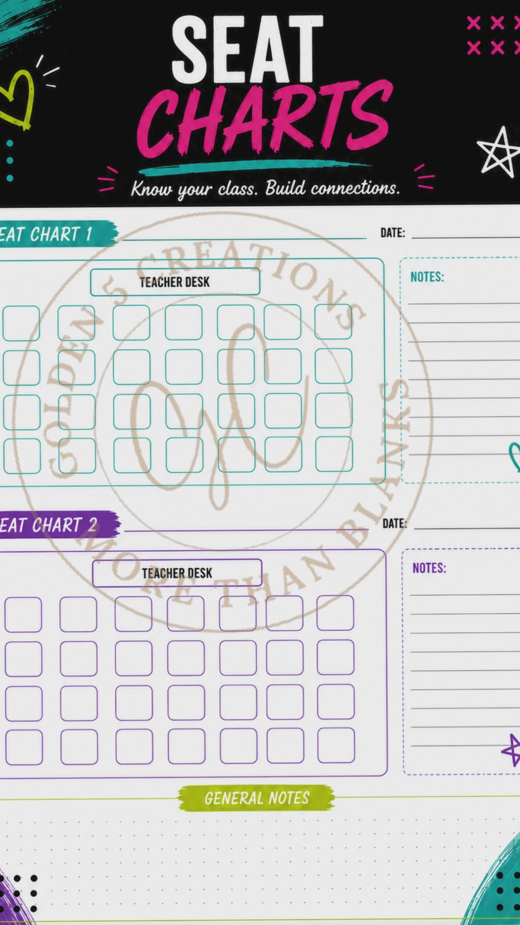 2026–2027 Hyperlinked Teacher Planner | Digital Teacher Planner