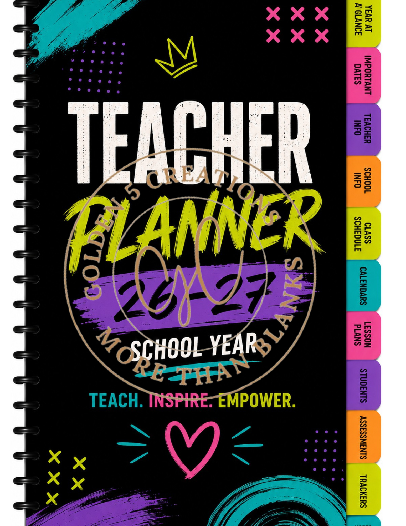 2026–2027 Hyperlinked Teacher Planner | Digital Teacher Planner